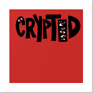 CRYPTID (black text) Posters and Art